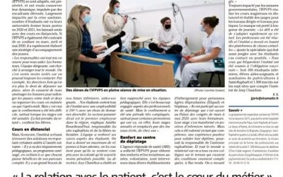 Les étudiants infirmiers de l’IFPVPS Saint-Raphaël mis à l’honneur dans la presse