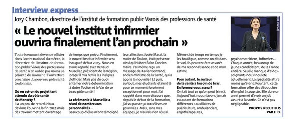 Nouvel institut infirmier
